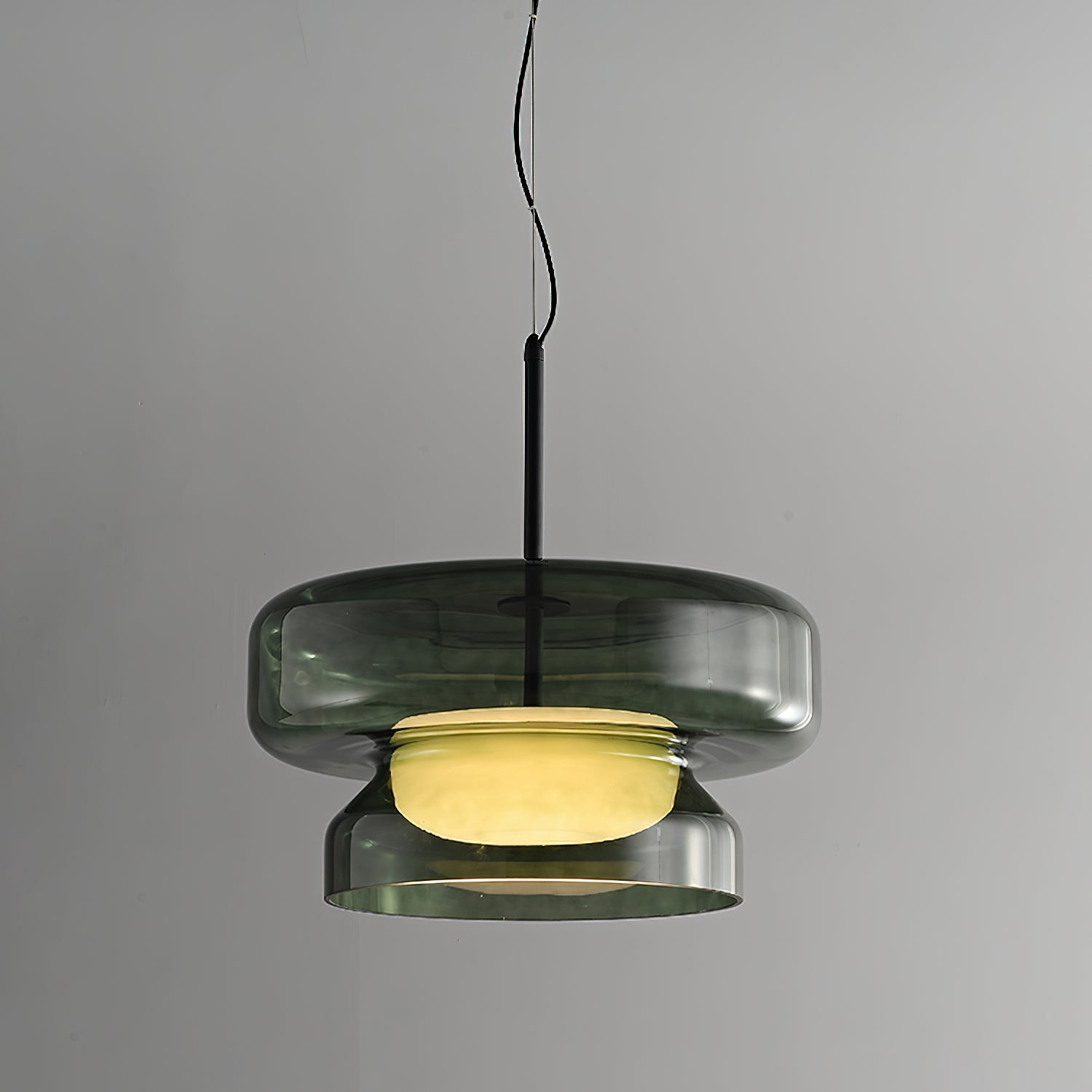 Elegant Glass Pendant Fixture From Asterra With Integrated LED