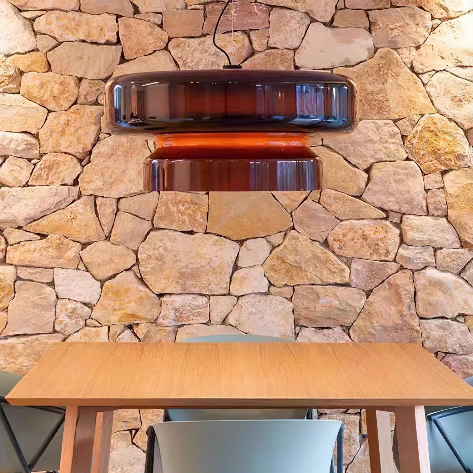 Elegant Glass Pendant Fixture From Asterra With Integrated LED