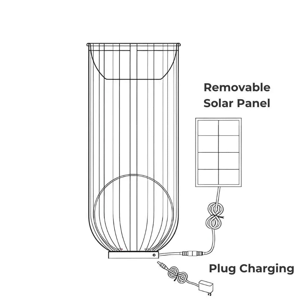 Solar Flower Stand Light — Weatherproof Solar Garden Decoration