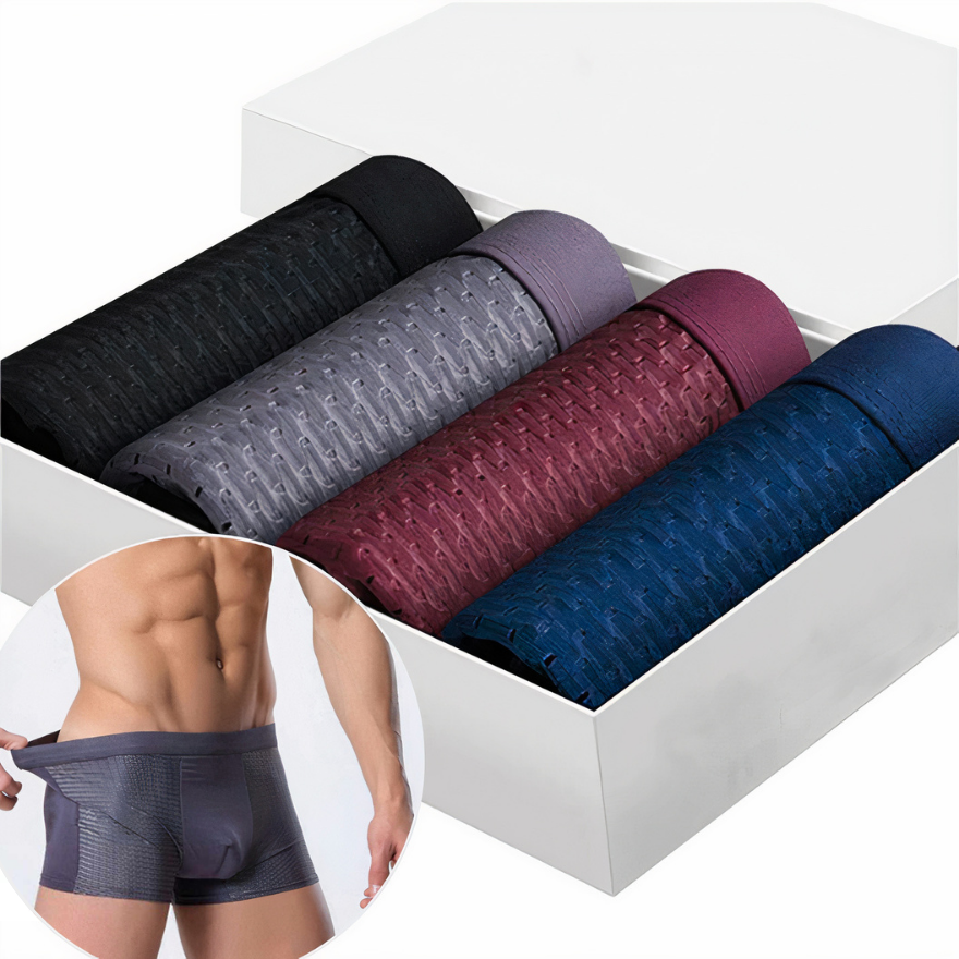 Max bambusboxershorts-sæt — bløde, åndbare moderigtige farver
