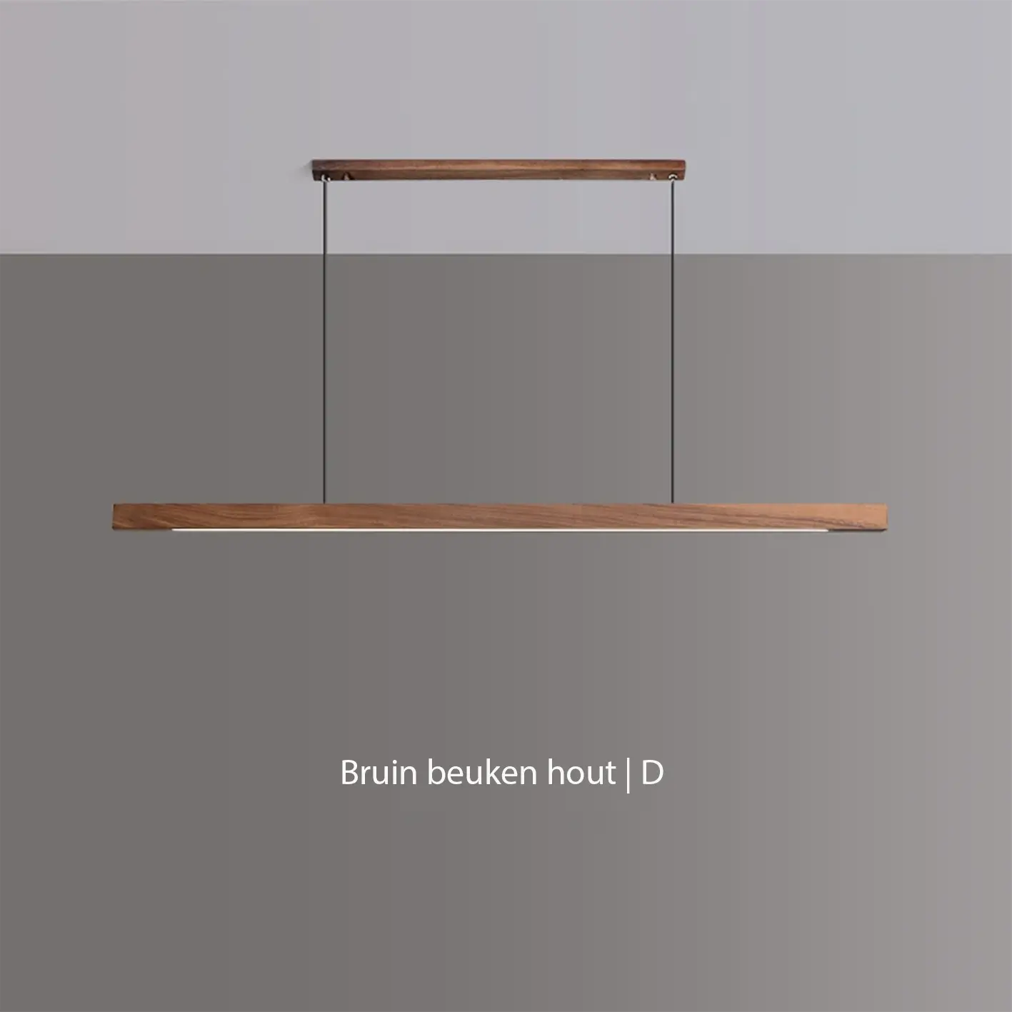 Quorra Lange Holz Pendelleuchte im Essstil für moderne Häuser