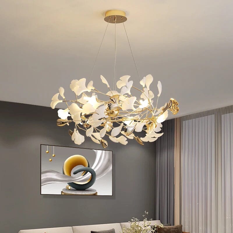 Keramický lustr Petal — stmívatelné LED svítidlo