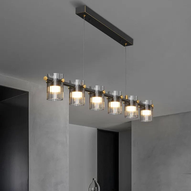 Aurelia Glaspendelleuchte mit verstellbarem Kabel und LED-Birne