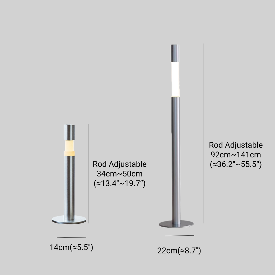 Modern Minimalist Liftable Floor Lamp - Adjustable Rod Lamp for Living Room - Flindria