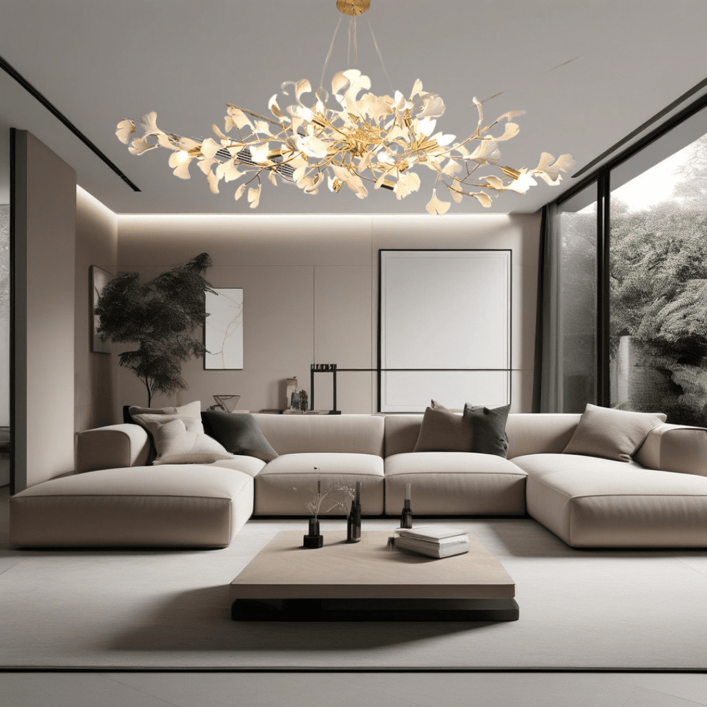 Keramický lustr Petal — stmívatelné LED svítidlo