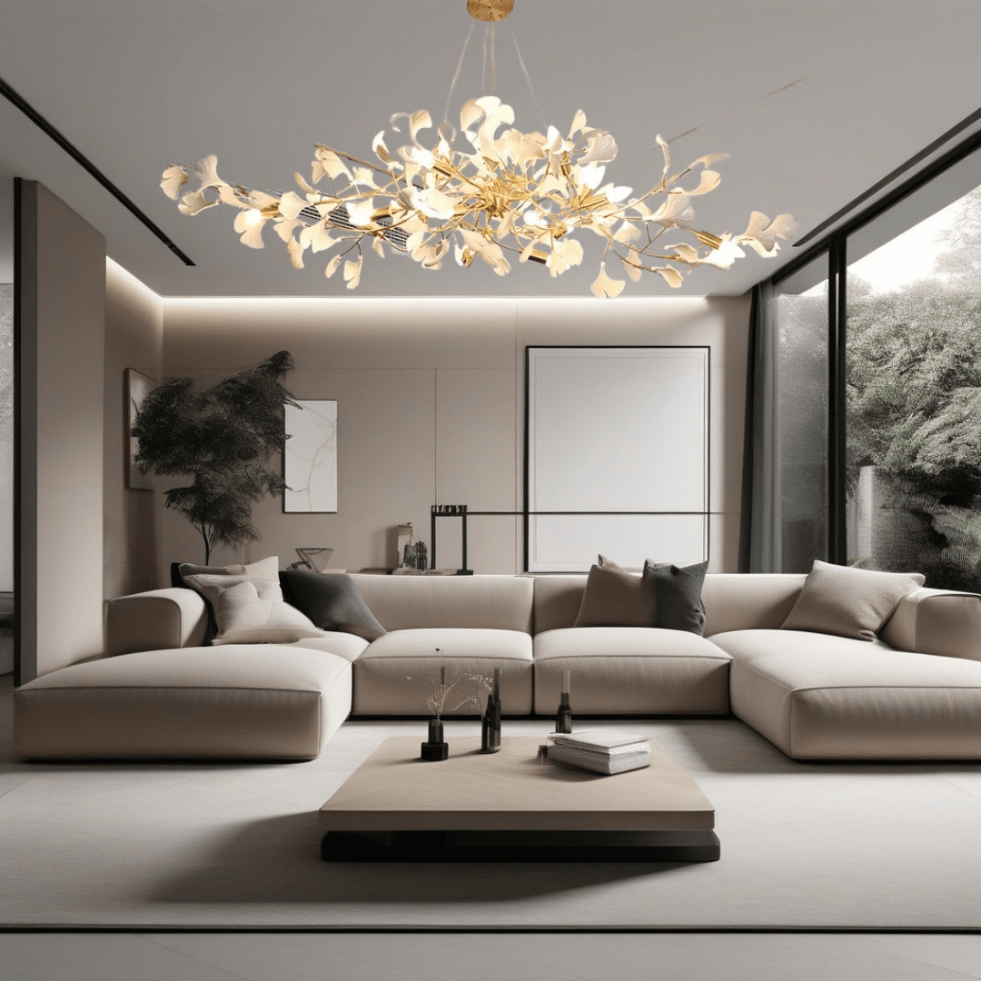 Keramický lustr Petal — stmívatelné LED svítidlo