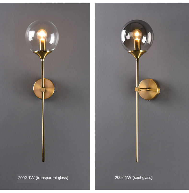 Eclipse Glass Ball Pendant Light — Modern Hanging Fixture