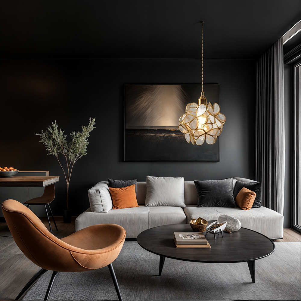 Aurelia Floral Glass Pendant Light For Modern Interiors