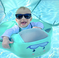 Baby Swim Trainer Baby Float — No-Inflate, Detachable Canopy