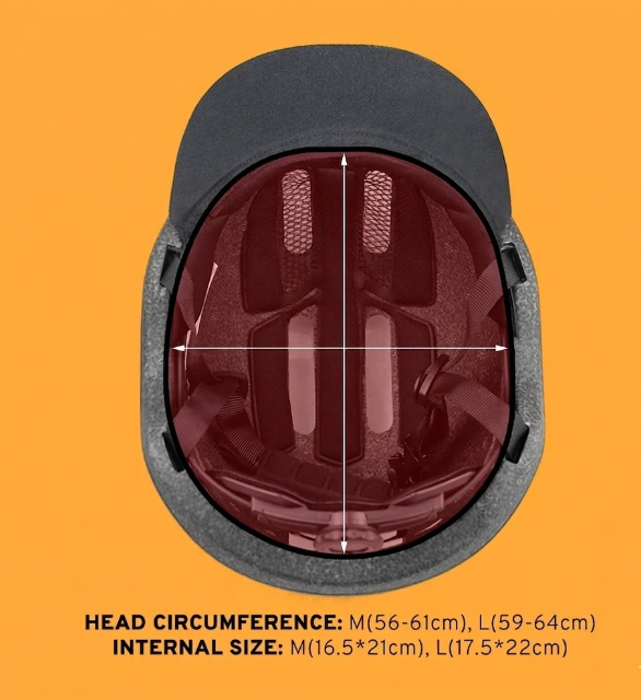 Urban Commuter Helmet — In-Mold PC Shell, Integrated Bug Net