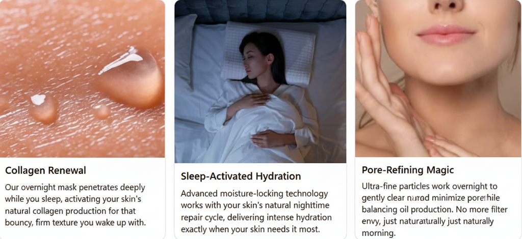 Collagen Enhanced Sleeping Mask — Lightweight Facial Treatment