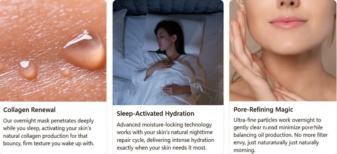 Collagen Enhanced Sleeping Mask — Lightweight Facial Treatment