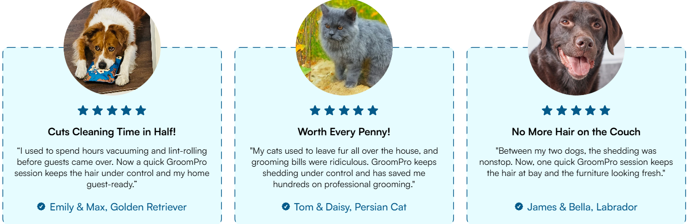 Undercoat Deshedding Brush for Dogs and Cats – Efficient Fur Removal Tool