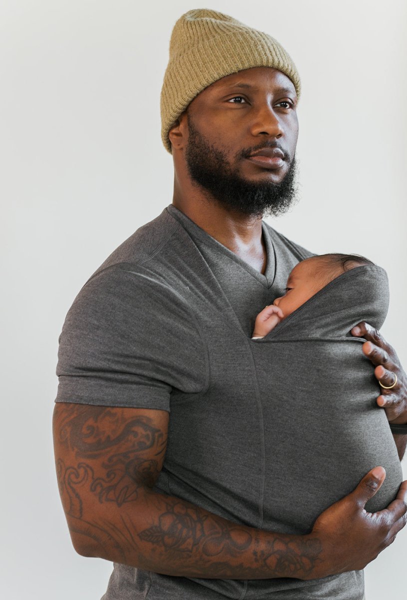 Babytrage-T-Shirt — stilvolles freihändiges Tragen des Babys