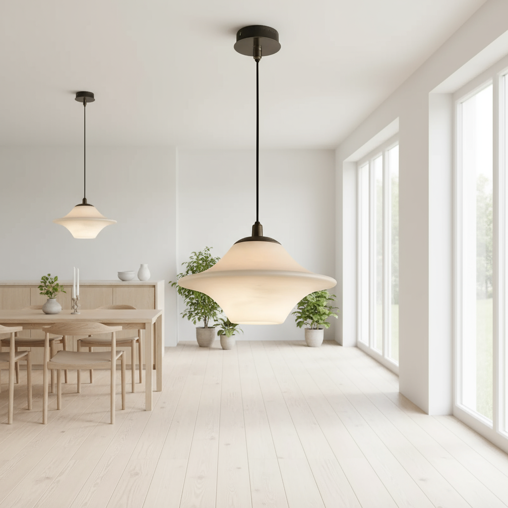 Astra Marble Pendant Lighting For Dining Areas With Minimalist Design