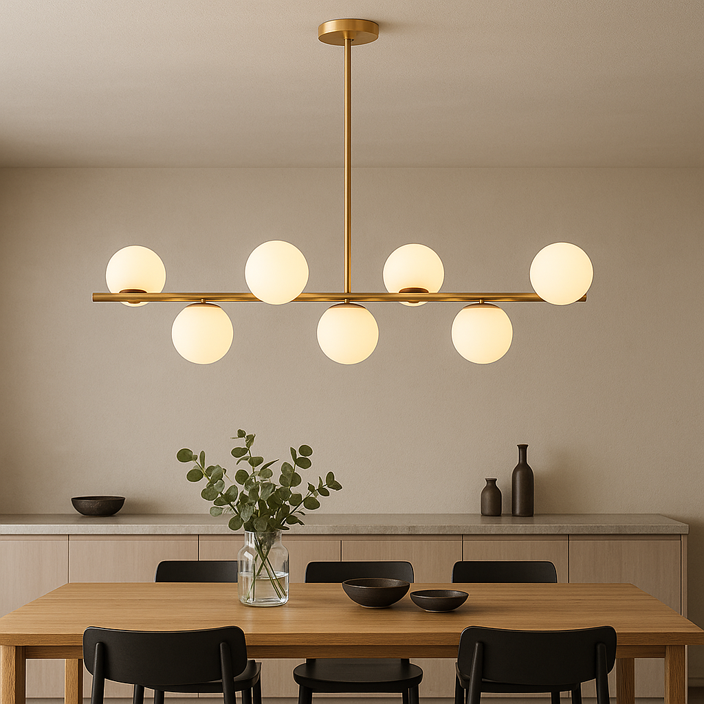 Astraea Gold Ceiling Chandelier For Dining Rooms And Entrances