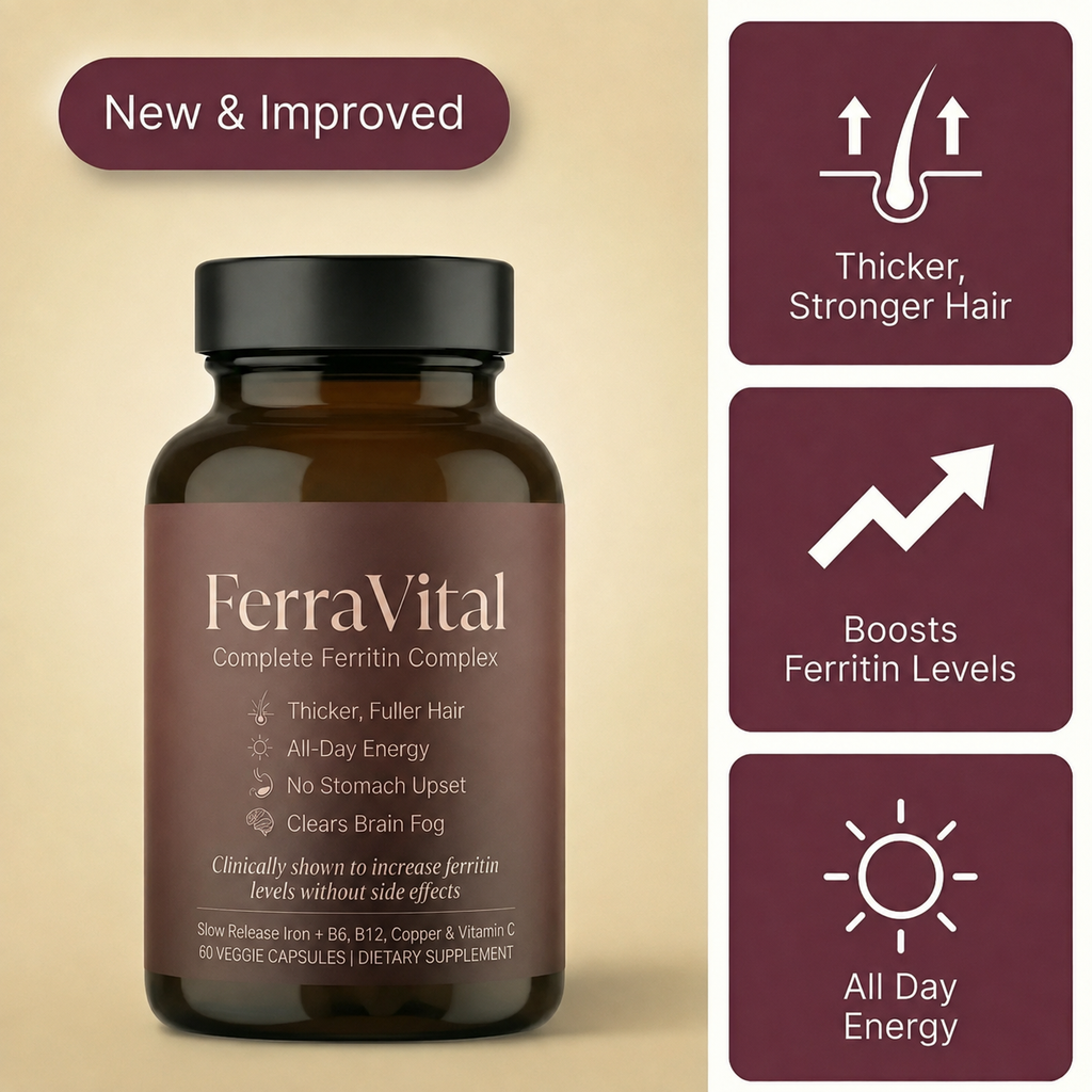 مركّب الحديد FerraVital: طاقة ثابتة وقوة للشعر