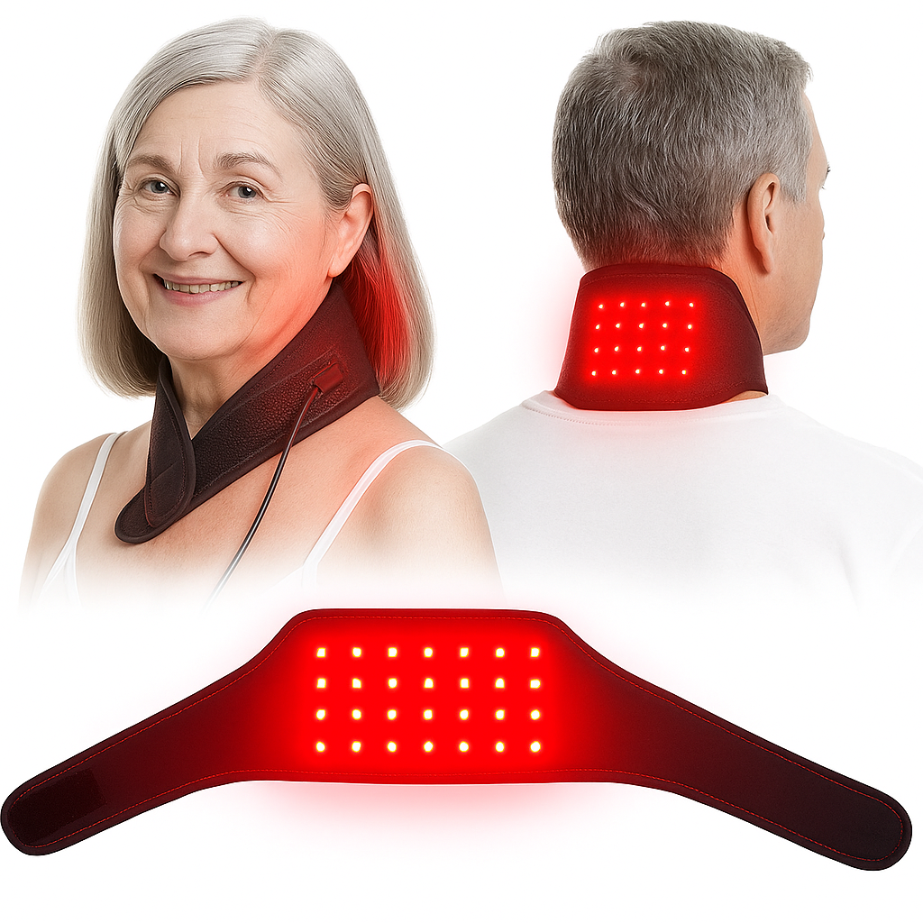 Cinturón de terapia de luz roja — LED de doble longitud de onda de 630nm y 850nm