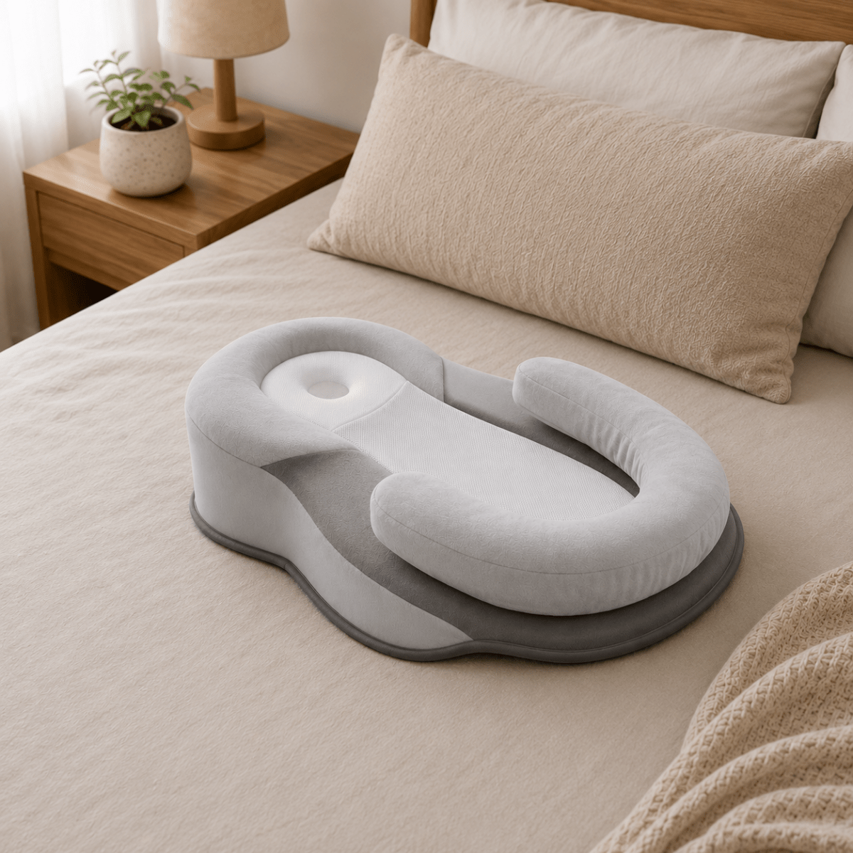Littlehaven Ergonomic Baby Pillow — Gentle Support, Peaceful Sleep