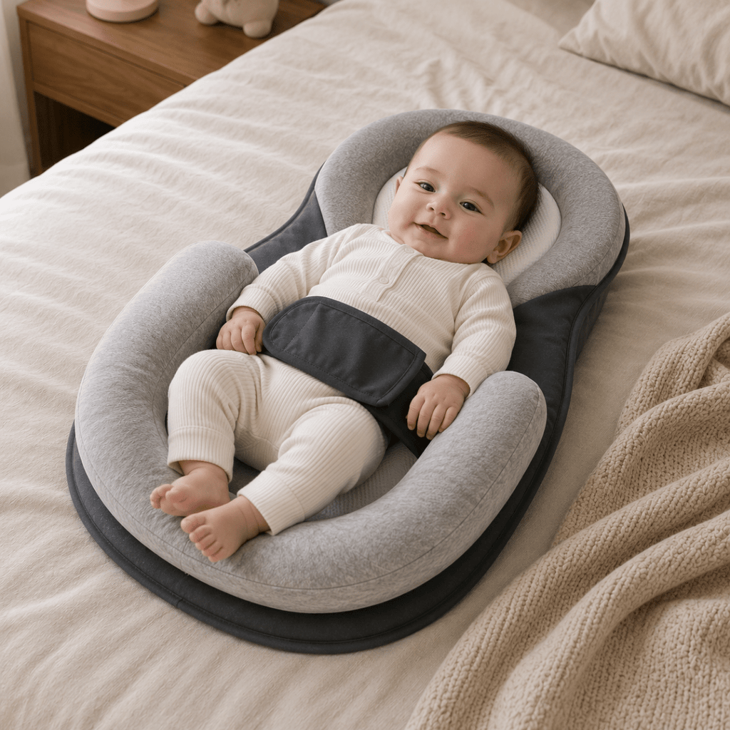 Littlehaven Ergonomic Baby Pillow — Gentle Support, Peaceful Sleep