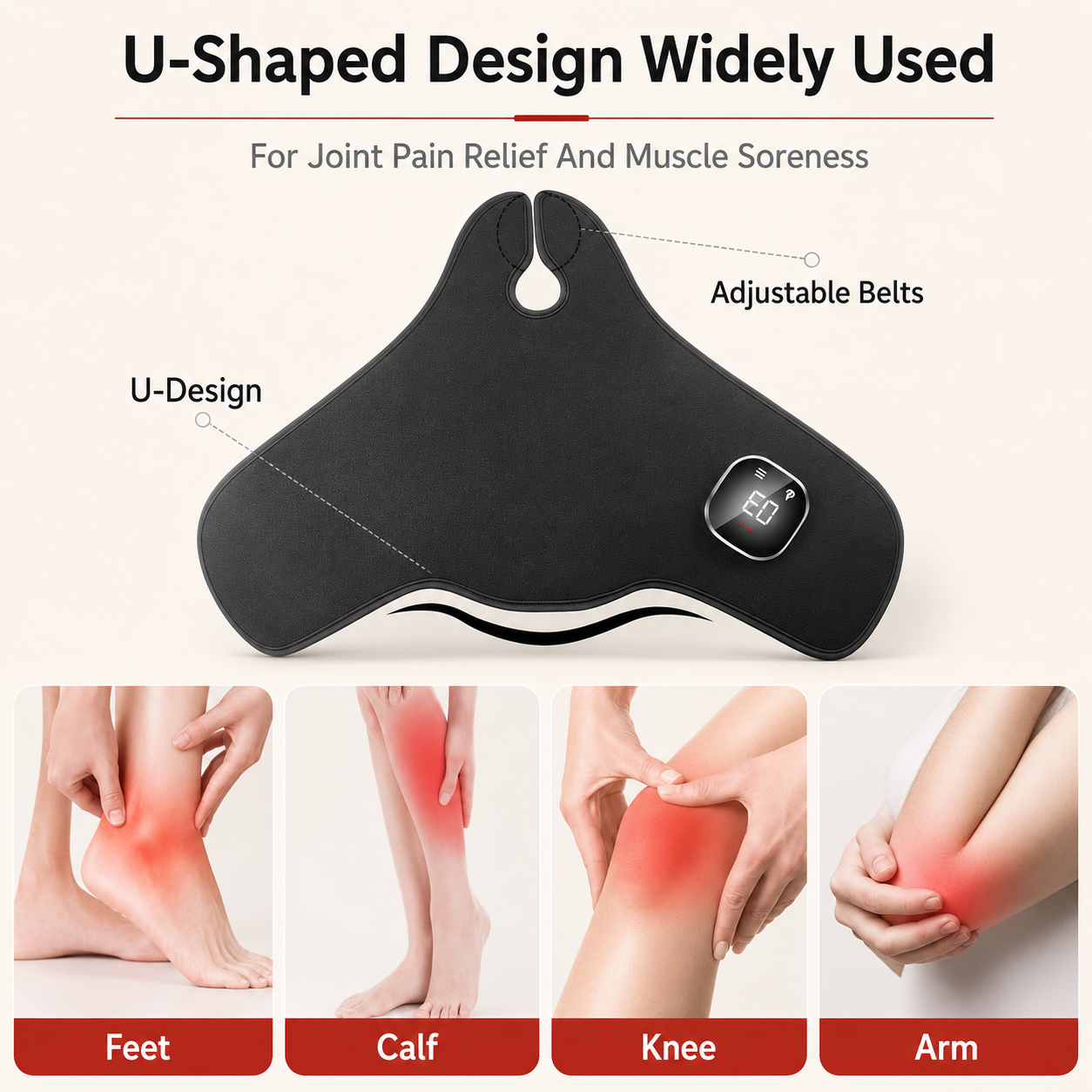 Cordless Red Light Therapy Foot Wrap — Dual-Spectrum 660nm and 850nm Light, Foot and Ankle Coverage