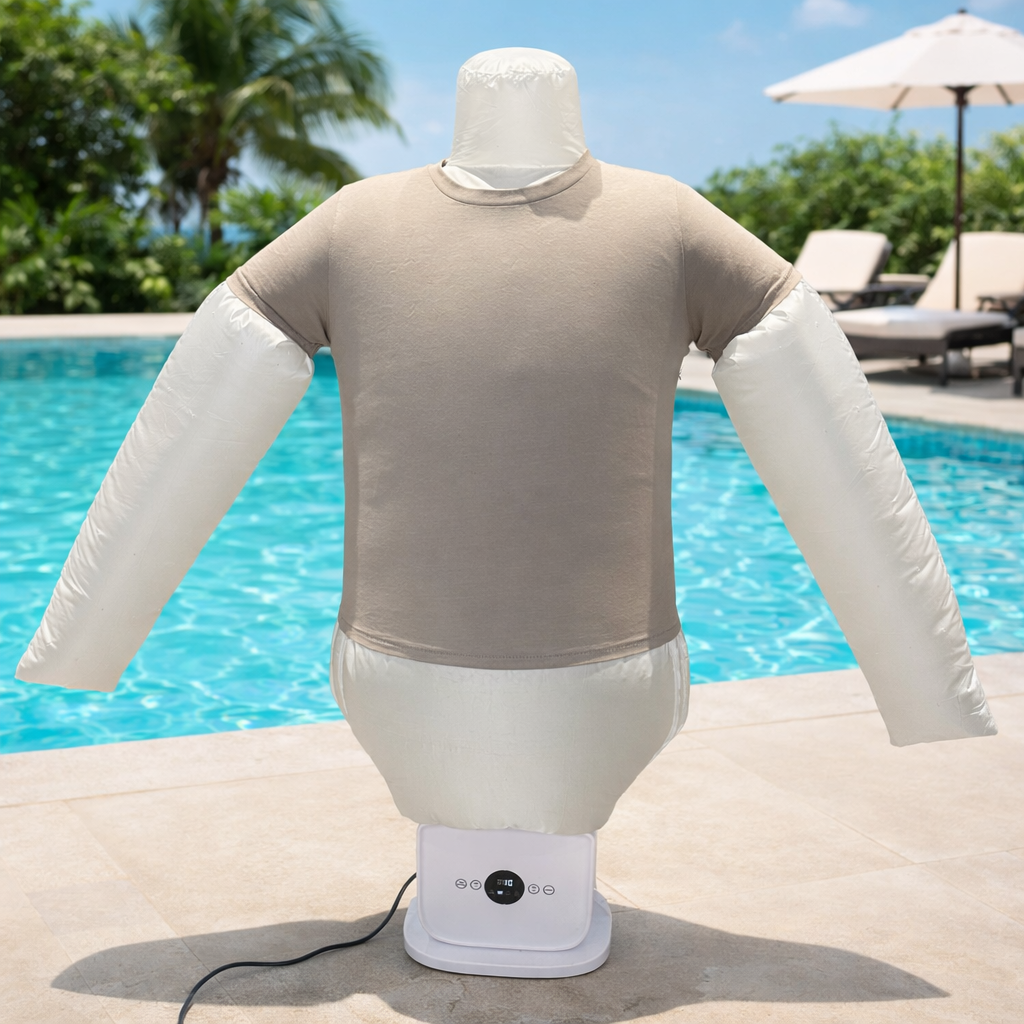 Automatic 360-Degree Airflow Garment Steamer — Hands-Free Ironing System