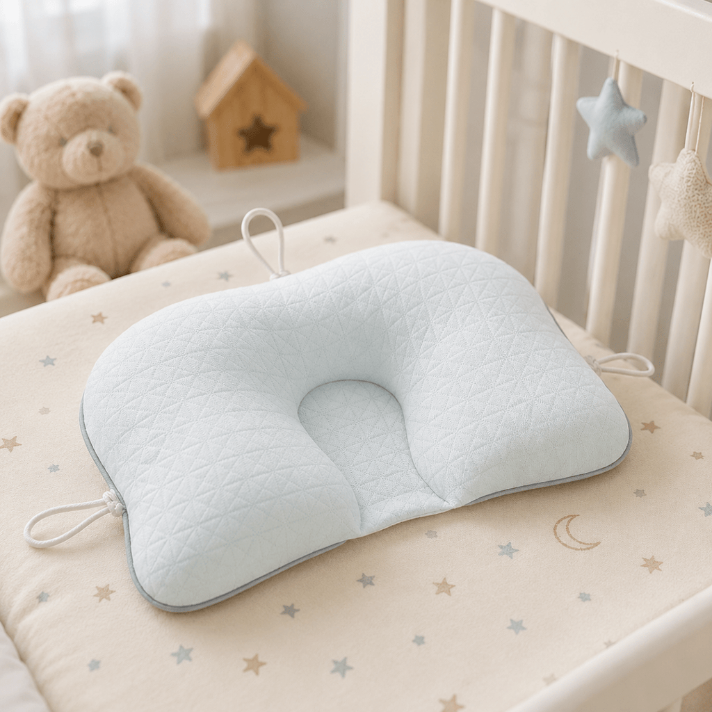 Almofada ergonómica para bebé — Conforto equilibrado, posicionamento suave