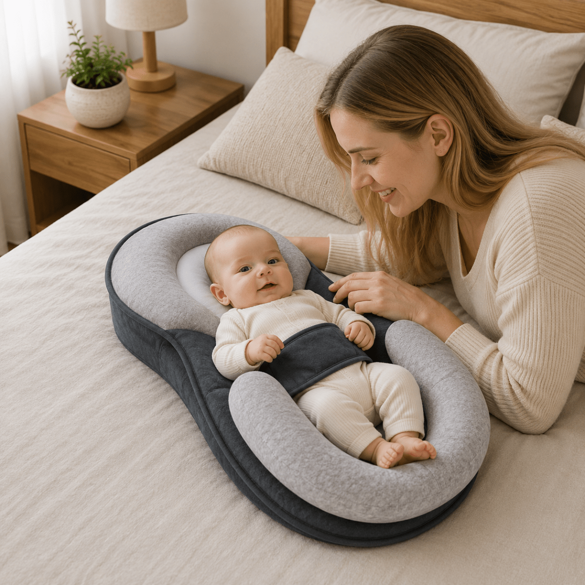 Littlehaven Ergonomic Baby Pillow — Gentle Support, Peaceful Sleep