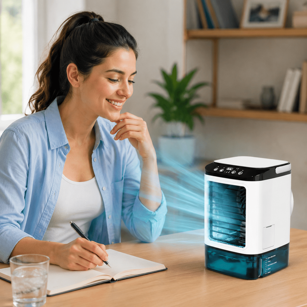 FROSTAIR 3-in-1 Air Cooler — 6-Speed Settings, LED Night Light