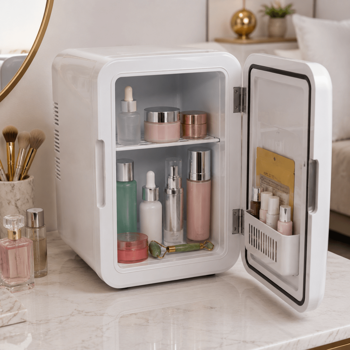 CHILLBOX Mini-frigorífico compacto — Design de refrigeração que poupa espaço