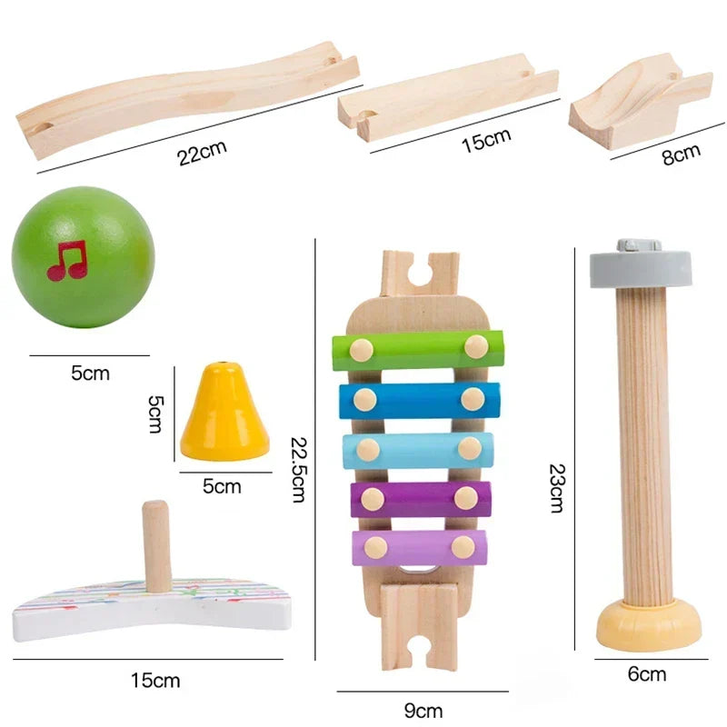 Marmorikuularata musiikilla — Montessori-henkinen melodinen aistilelu