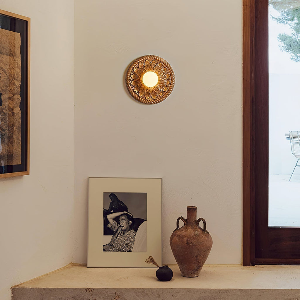 Aurelia Opal Globe Ceiling Light — Vintage Farmhouse Style