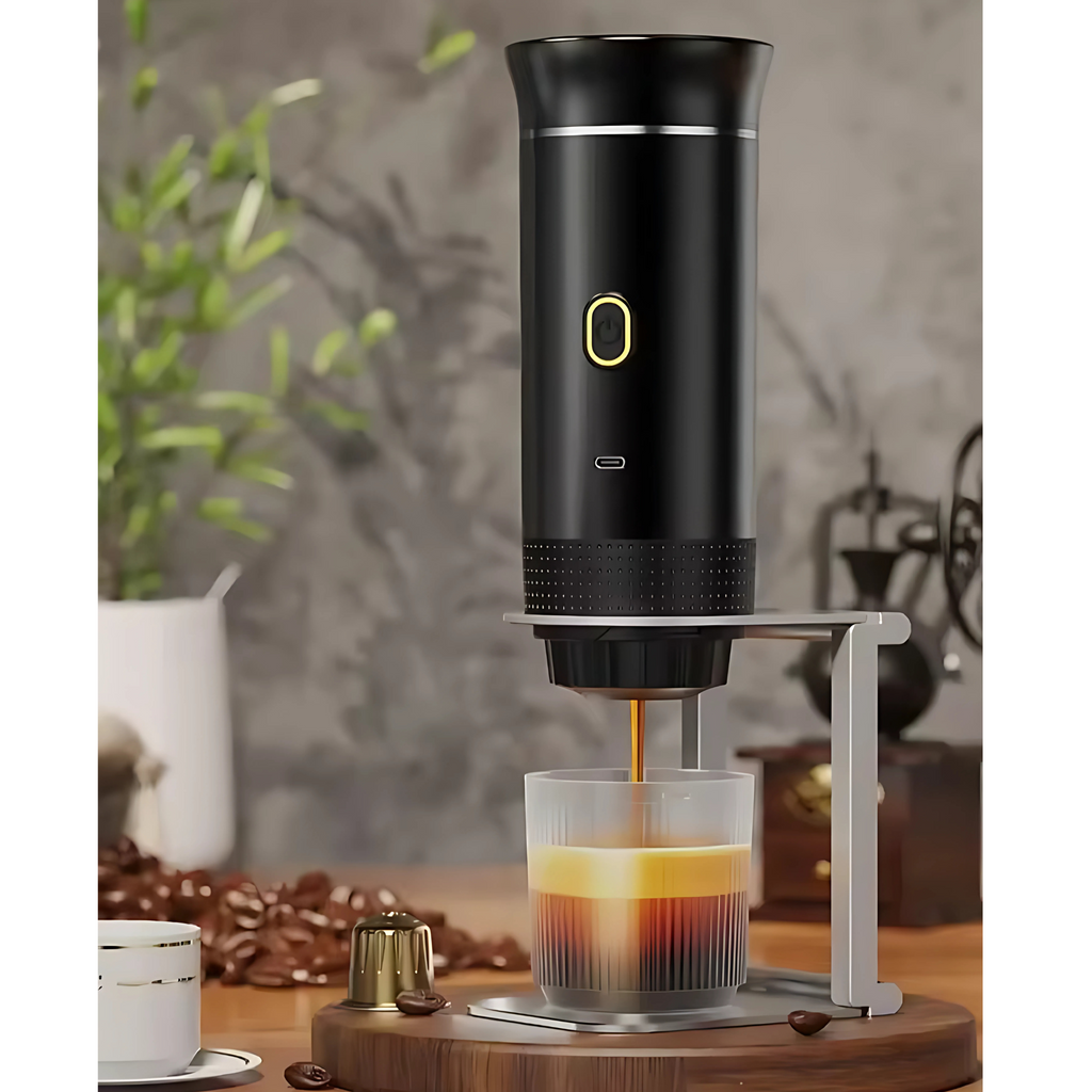 Portable 3-in-1 Espresso Machine — 20-Bar Pump, 8g Adapter