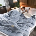 Ellena LuxeWarm Lammfleece-Decke — Kuschelig weiche Textur