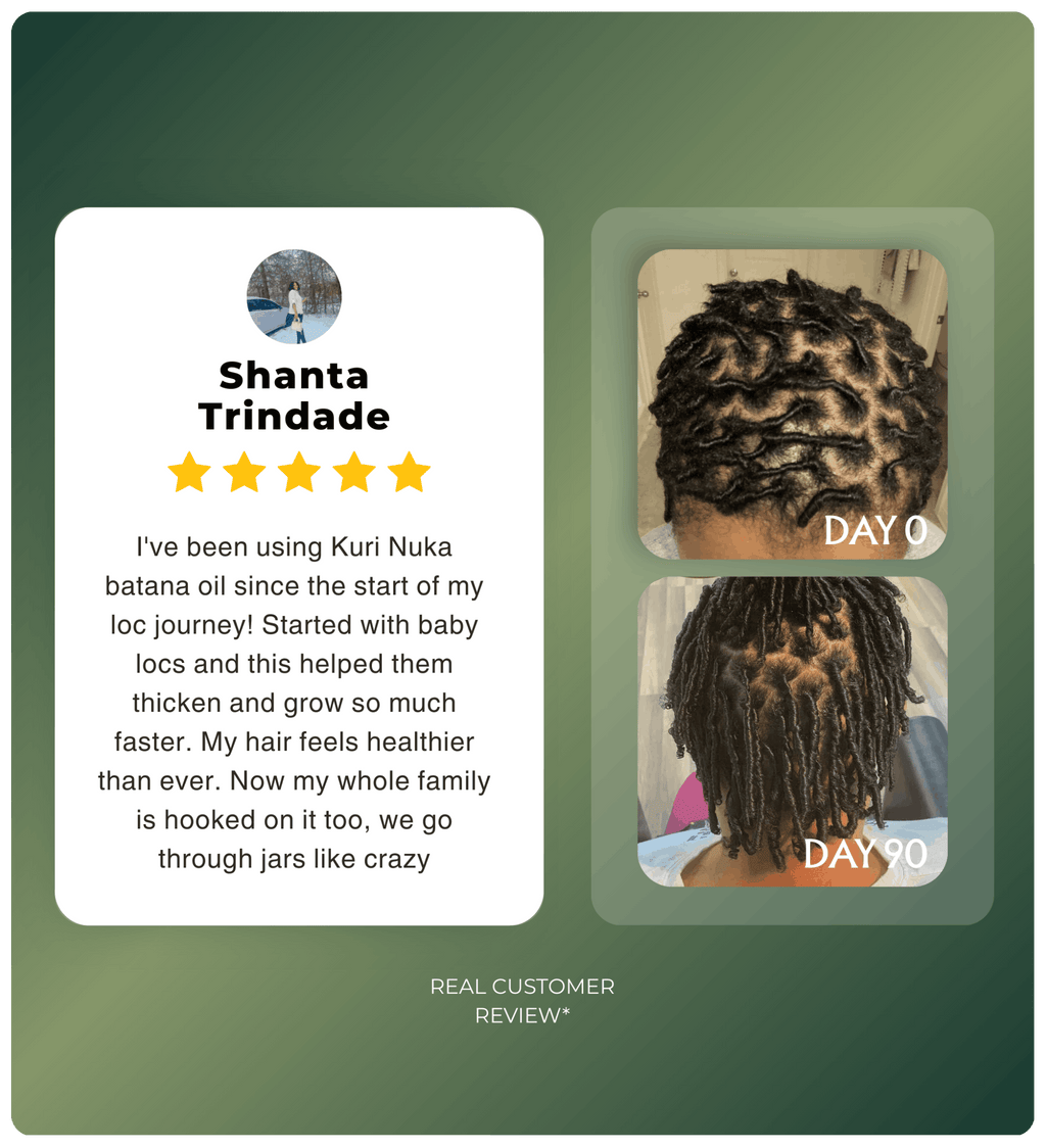 Authentic Batana Hair Treatment Oil — Hand-Extracted Scalp Formula