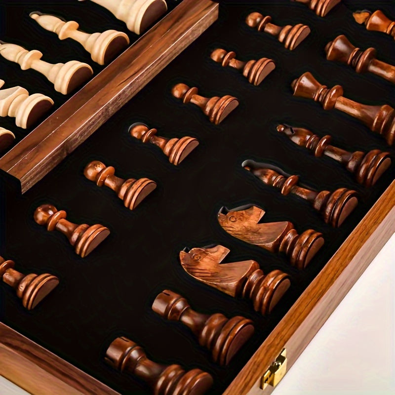 Wooden Chess Set - Perfect for Home and Travel | Filindra