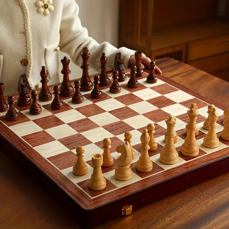 Wooden Chess Set - Perfect for Home and Travel | Filindra