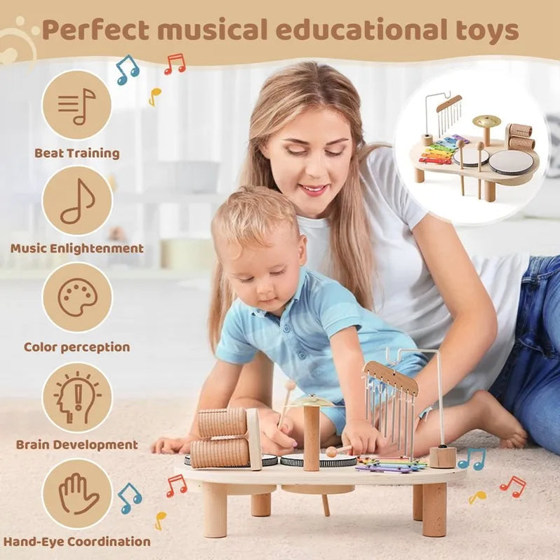 Wooden Music Station - Creative Musical Fun For Little Ones | Filindra