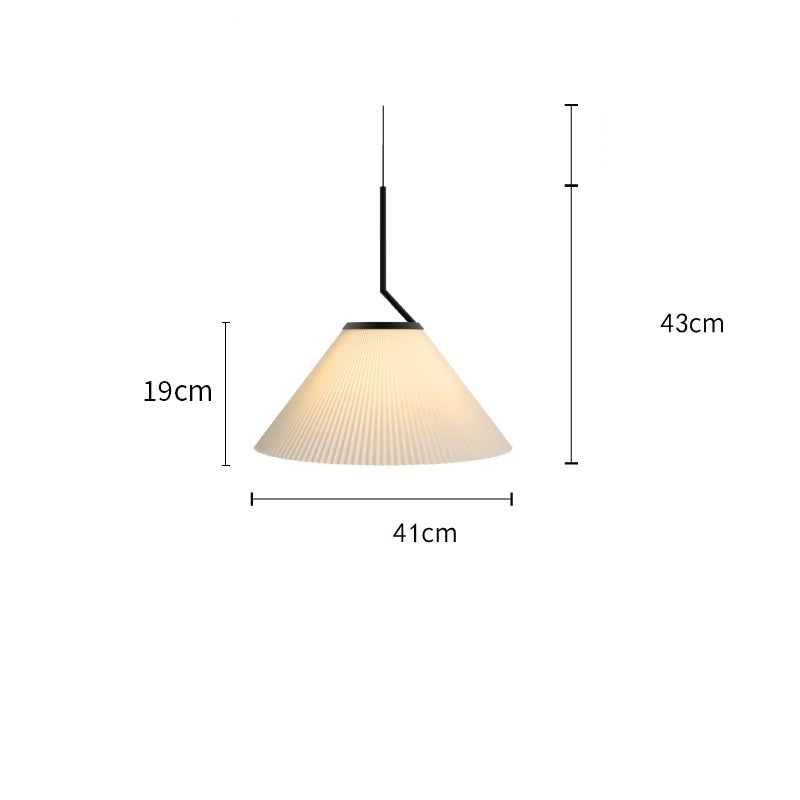 Aerolyn Nordic minimalistische Pendelleuchte mit gefaltetem Schirm