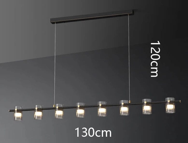 Aurelia Glaspendelleuchte mit verstellbarem Kabel und LED-Birne