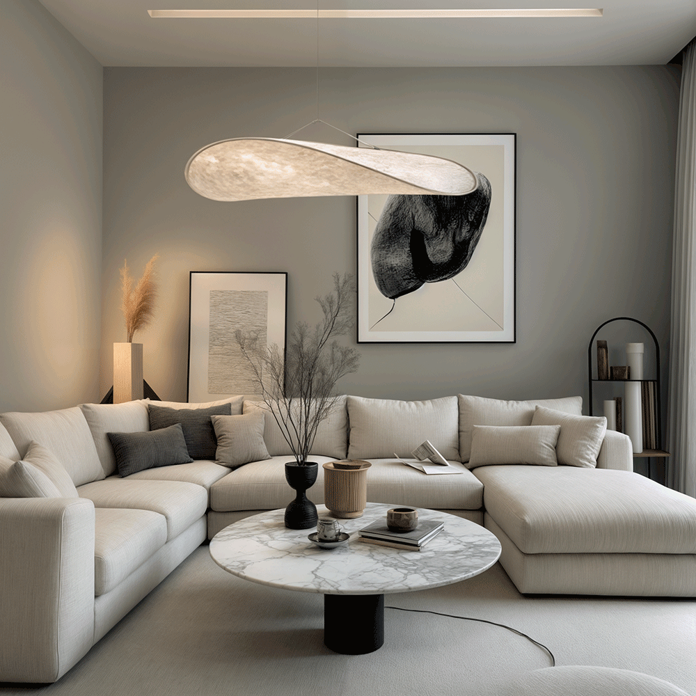 Vertigo Leaf Chandelier — Nordic LED Ambient Lighting