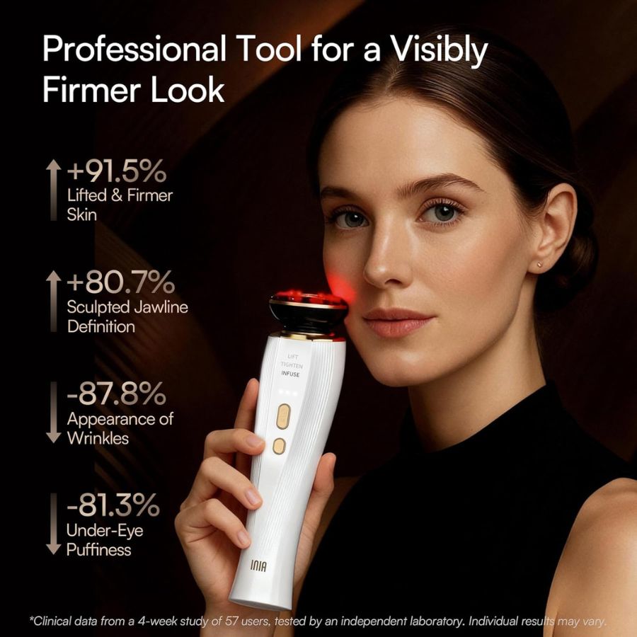 LuminaSculpt Facial and Neck Lifter — 10 Minute Jawline Sculpting and Collagen Activation