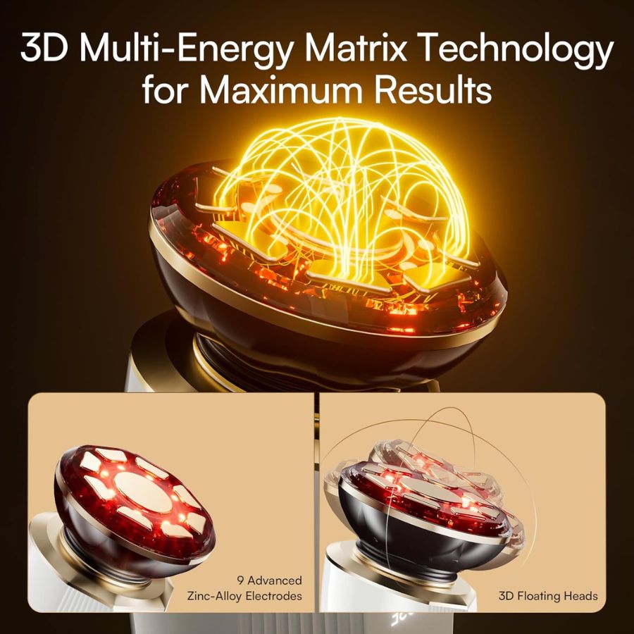 LuminaSculpt Facial and Neck Lifter — 10 Minute Jawline Sculpting and Collagen Activation