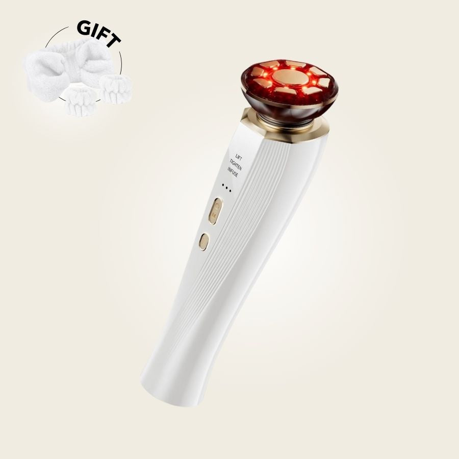 LuminaSculpt Facial and Neck Lifter — 10 Minute Jawline Sculpting and Collagen Activation