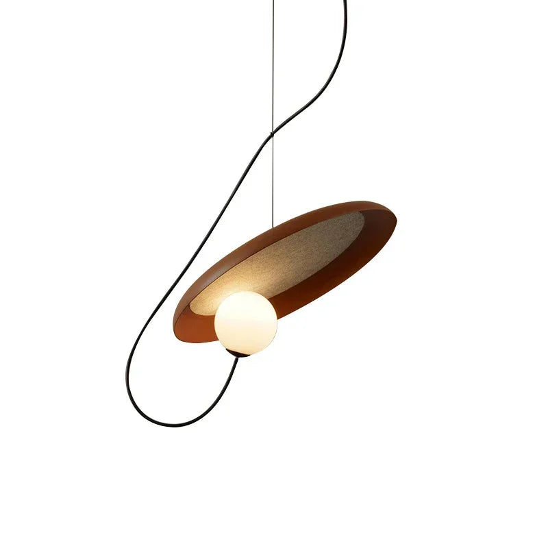 Asterra Aluminum Pendant Light With Minimalist LED Design For Dining Areas