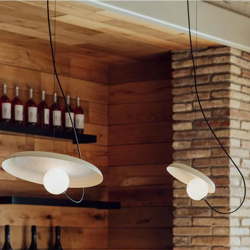 Asterra Aluminum Pendant Light With Minimalist LED Design For Dining Areas