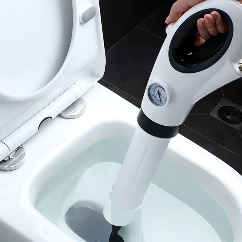 HydraHero snabbverkande manuell avloppsrensare — högtrycksrensare för toaletter och avlopp