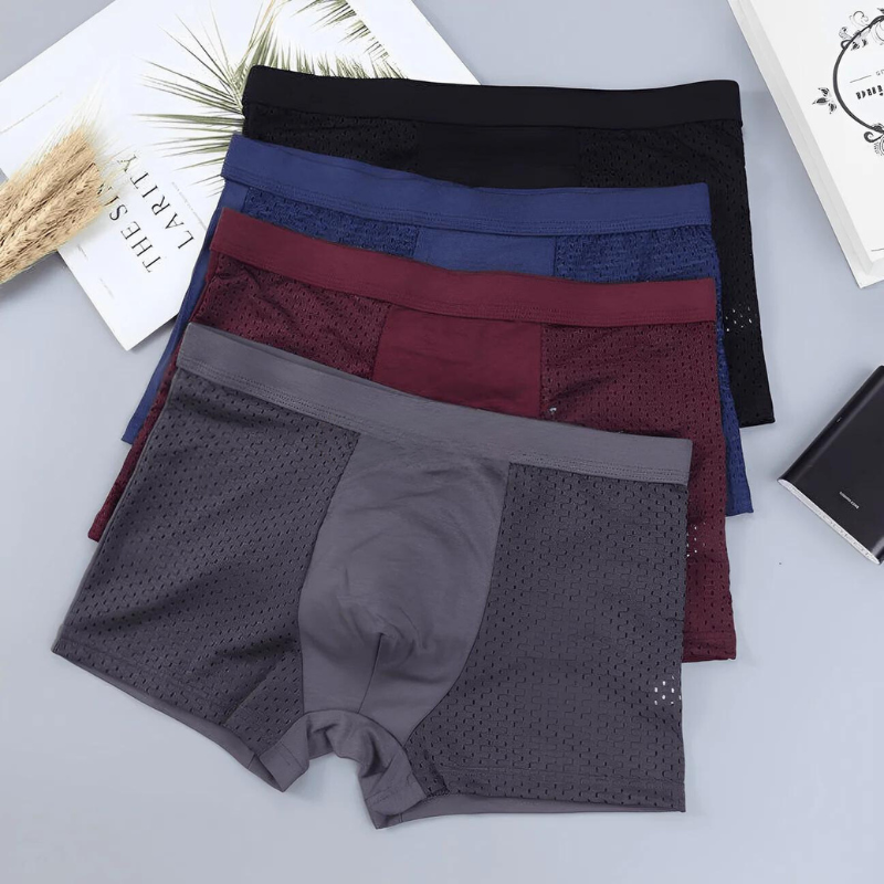 Max bambusboxershorts-sæt — bløde, åndbare moderigtige farver