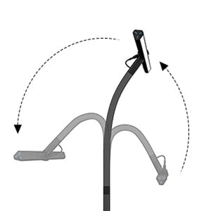 Architect klemlampe til skrivebord - moderne justerbar LED-lysskinne