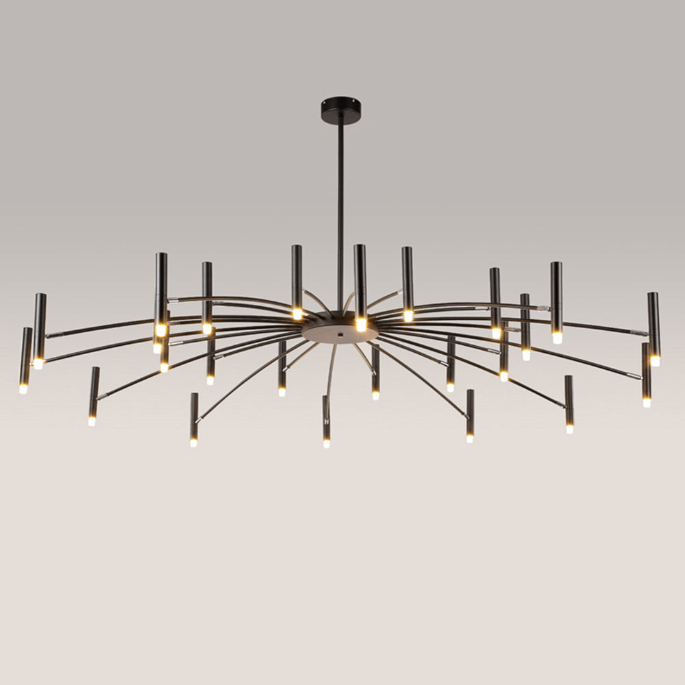 EvetteLuxe modern LED-taklampa — finish i guld och svart